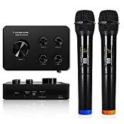 RRP £147.51 Sound Town Wireless Microphone Karaoke Mixer System