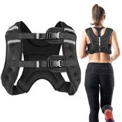 RRP £36.52 Weighted Vest 2kg 5kg 10kg 15kg Weight Vest