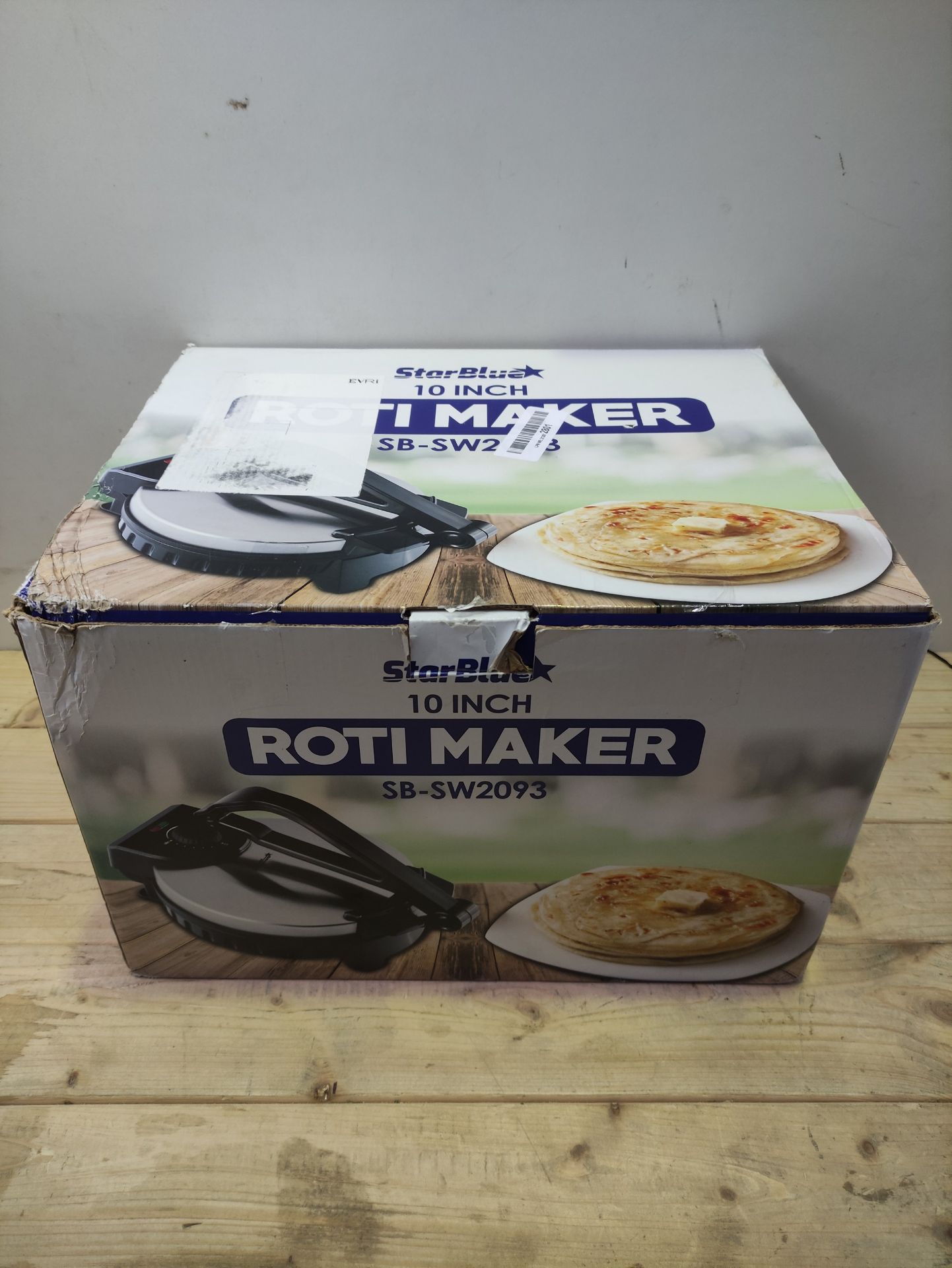 RRP £57.07 StarBlue 10inch Roti Maker with FREE Roti Warmer - Image 2 of 2