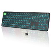RRP £41.09 Seenda Wireless Backlit Keyboard