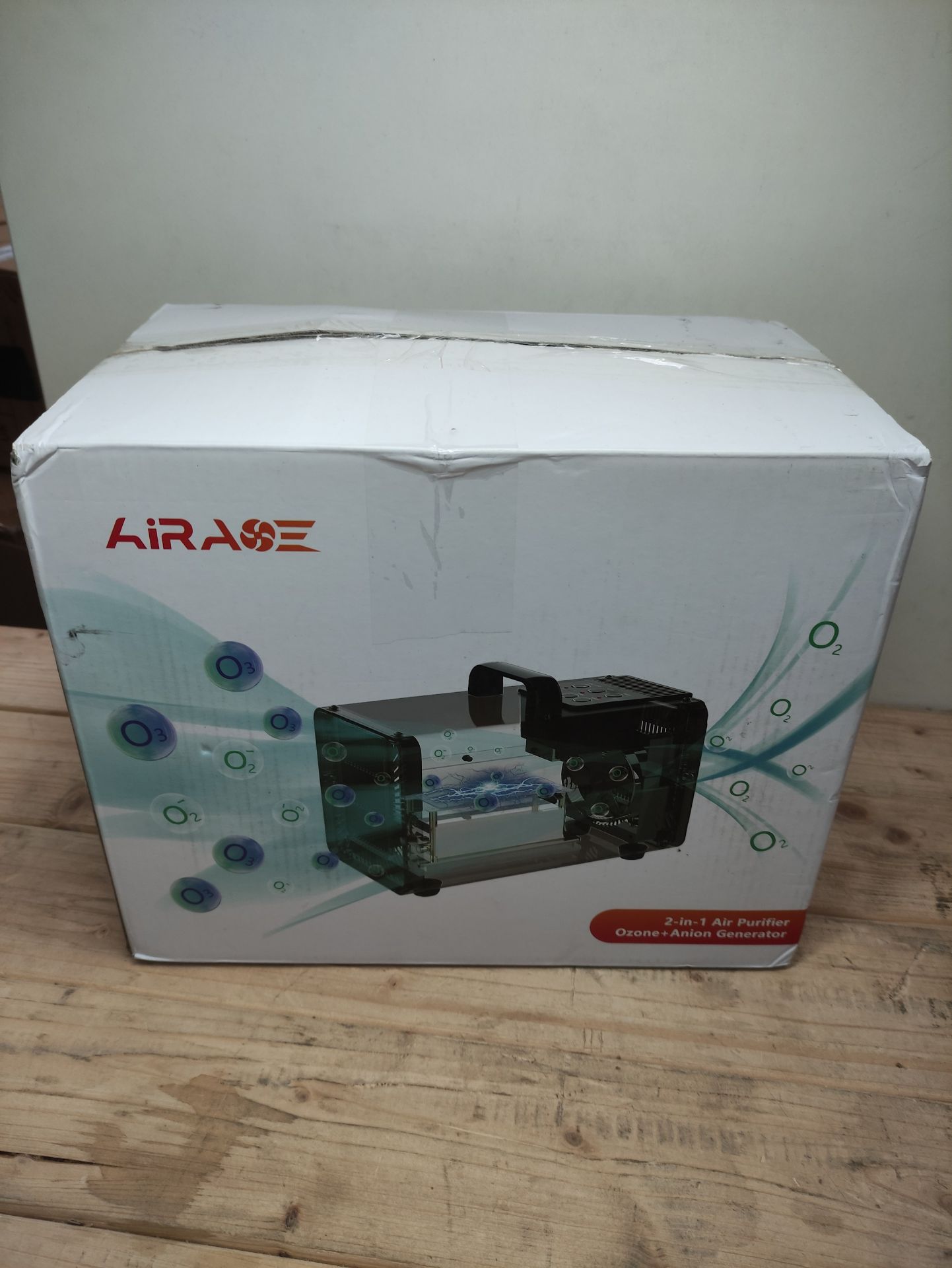 RRP £84.17 AIRAS Digital Ozone Generator & Negative Ion Generator 2-in-1 Air Purifier - Image 3 of 4