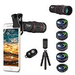 RRP £28.32 Apexel Phone Camera Lens Kit 18X Telephoto/Wide Angle&Macro