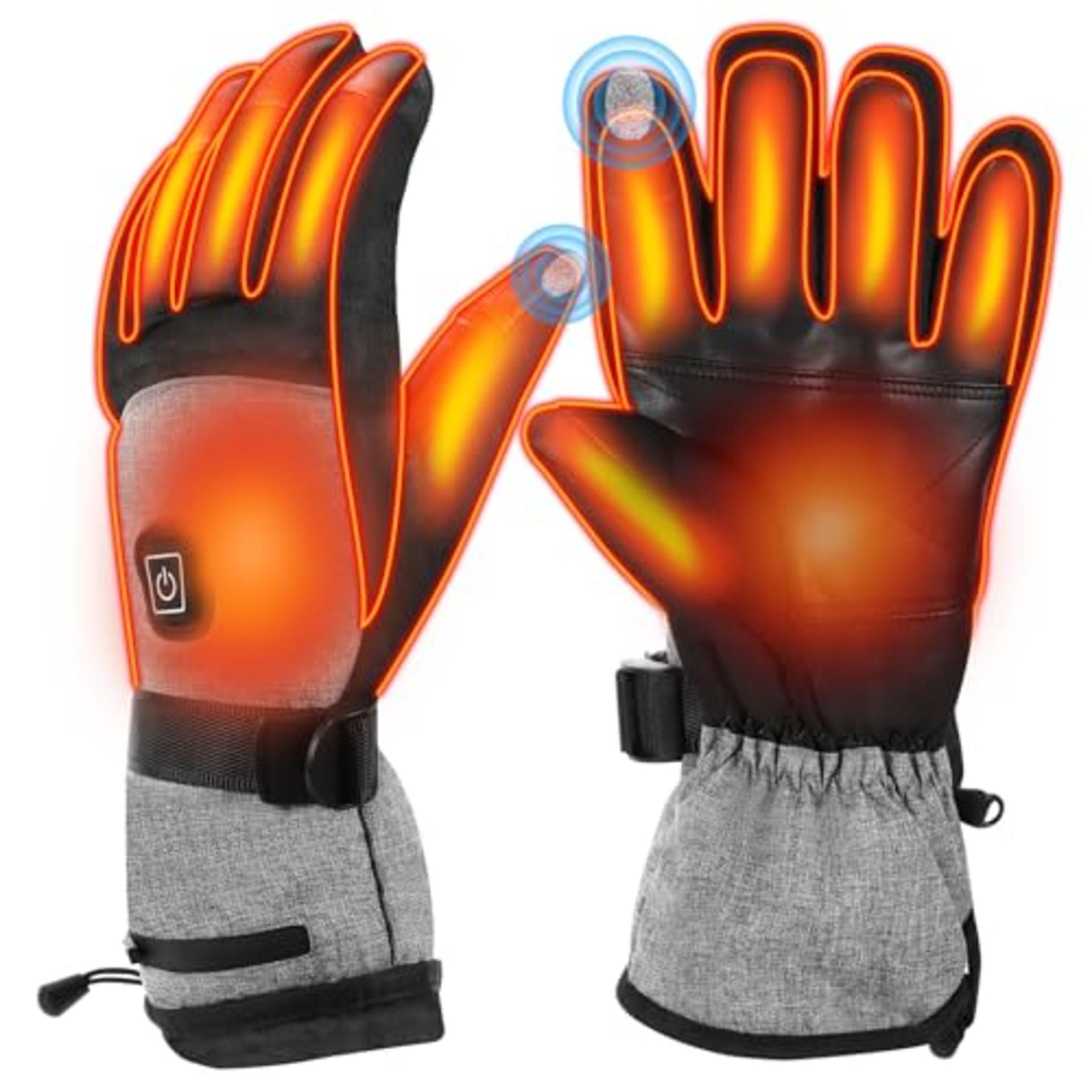 RRP £37.83 Coikes Heated Gloves for Men Women 5V 5000mAh Rechargeable - Image 2 of 4