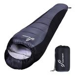 RRP £34.24 Sleeping Bags for Adults: Sportneer Outdoor 3-4 Season