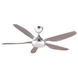 RRP £215.30 reiga 137CM Silver DC Motor Modern Smart Ceiling Fan