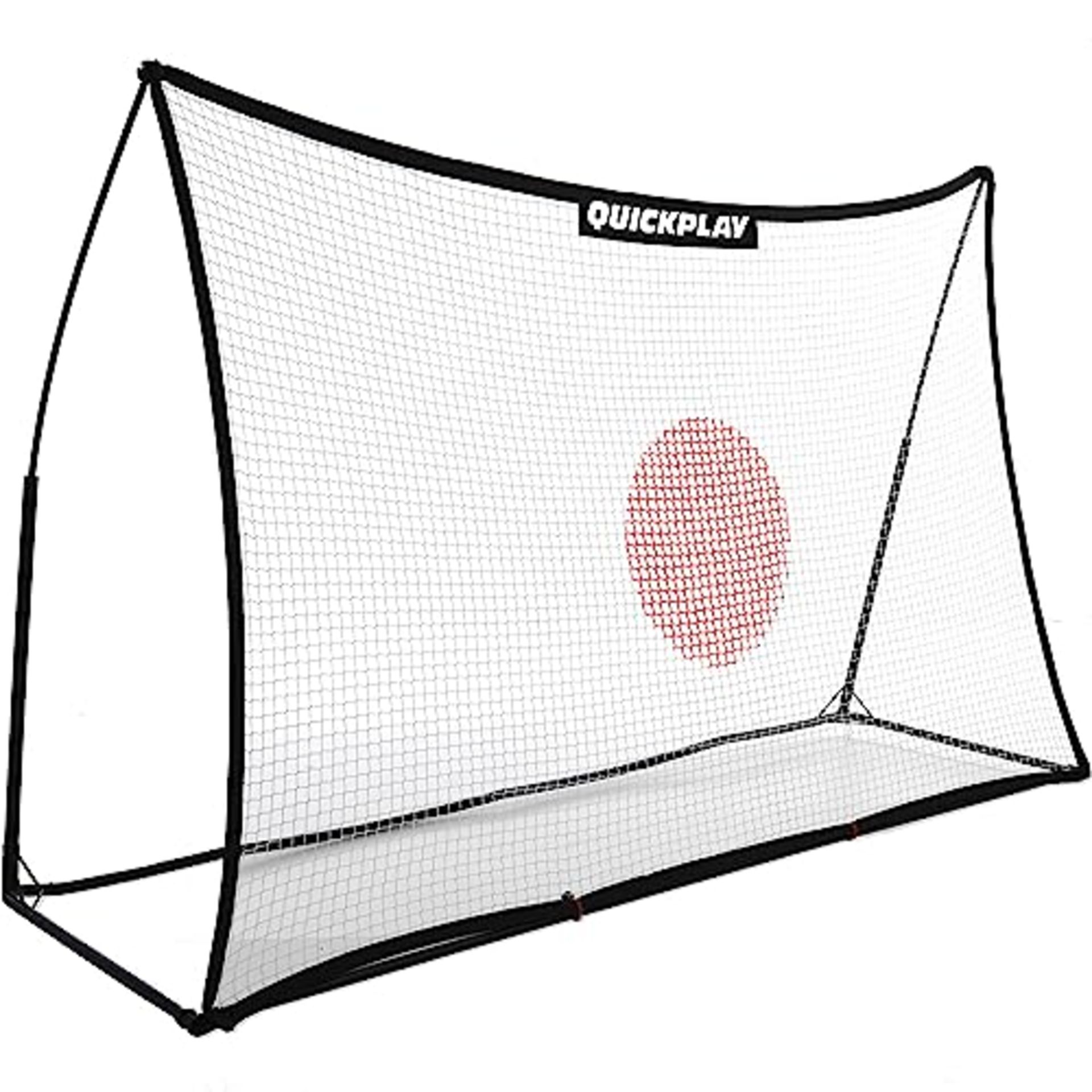 RRP £85.61 QUICKPLAY SPOT Football Rebounder Net 8x5ft | Multi-Sport