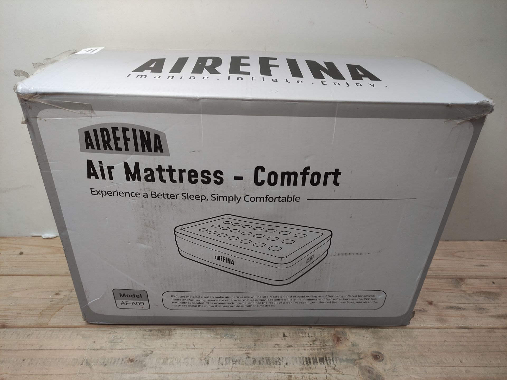 RRP £90.56 Airefina Single Size Air Bed with Built-in Electric Pump - Image 3 of 4