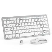 RRP £28.52 Compact Wireless Keyboard and Mouse Combo