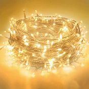 RRP £22.54 ELKTRY 50M 500LED Christmas Lights Outdoor/Indoor