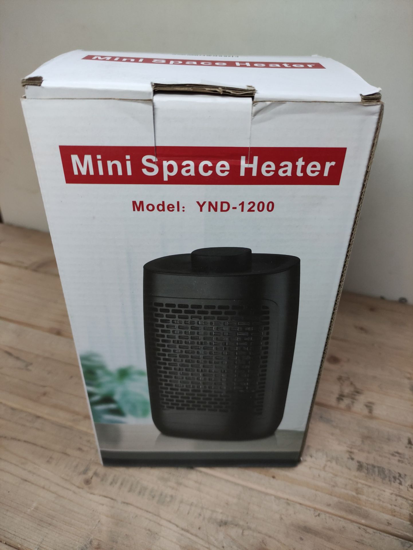 RRP £29.92 Fan Heater Ceramic Portable Electric 6 Setting 1200W - Image 2 of 2