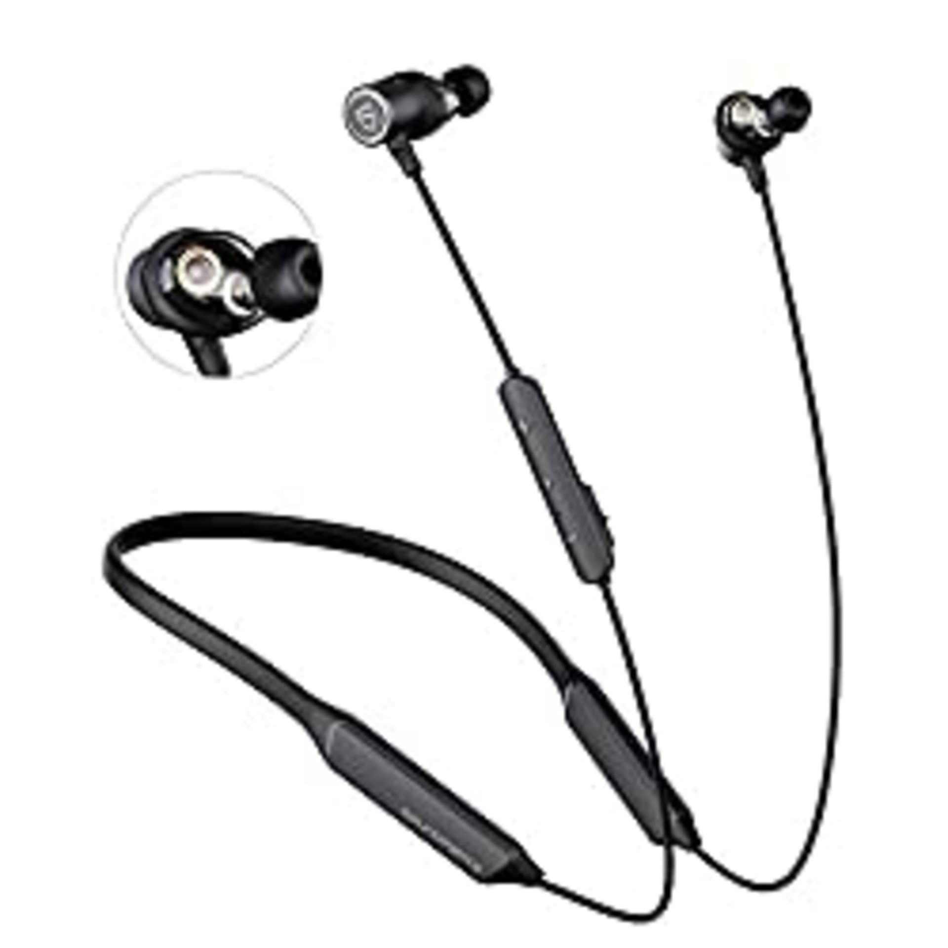 RRP £63.92 SoundPEATS Dual Drivers Bluetooth 5.0 Earphones - Image 2 of 4