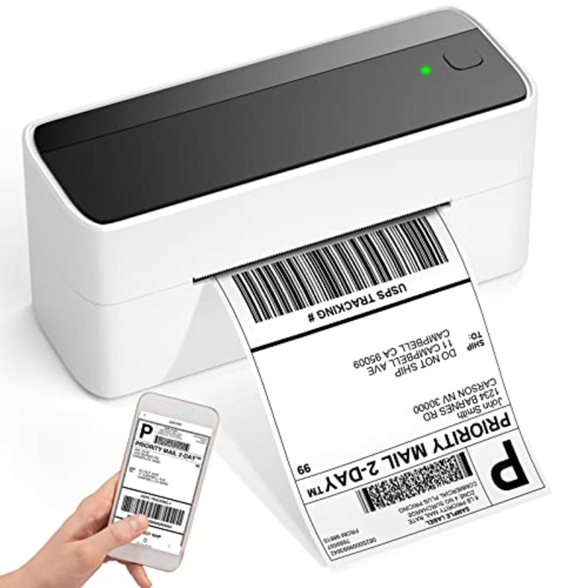 RRP £102.74 Phomemo Bluetooth Thermal Label Printer 4x6