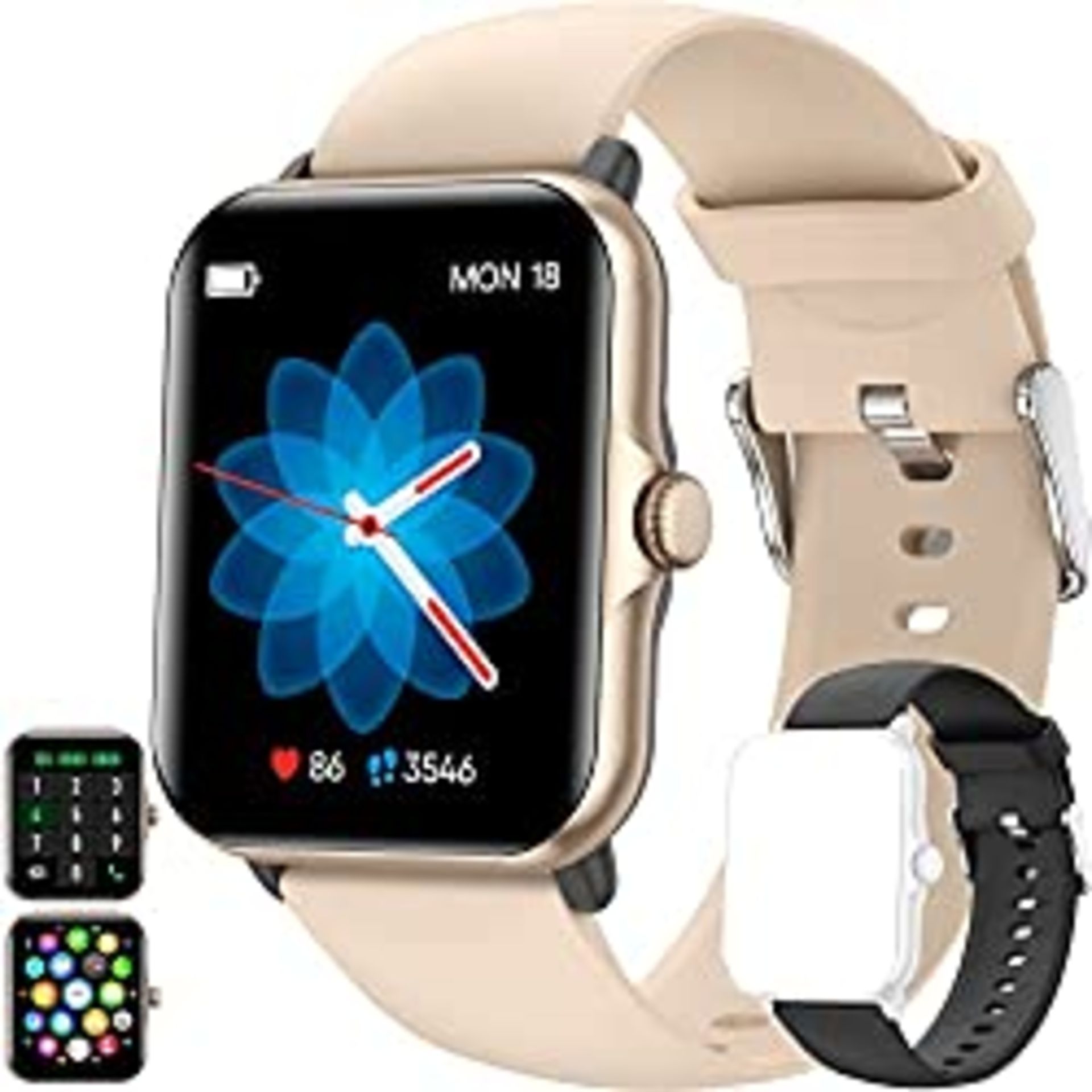 RRP £34.24 Smart Watch Call Receive/Dial 1.72" Smartwatch for