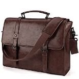 RRP £43.39 Lubardy Messenger Bag Mens Briefcase Laptop Bag 15.6