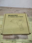 RRP £53.65 WORKPRO Air Impact Wrench 1/2" with Adjustable Torque