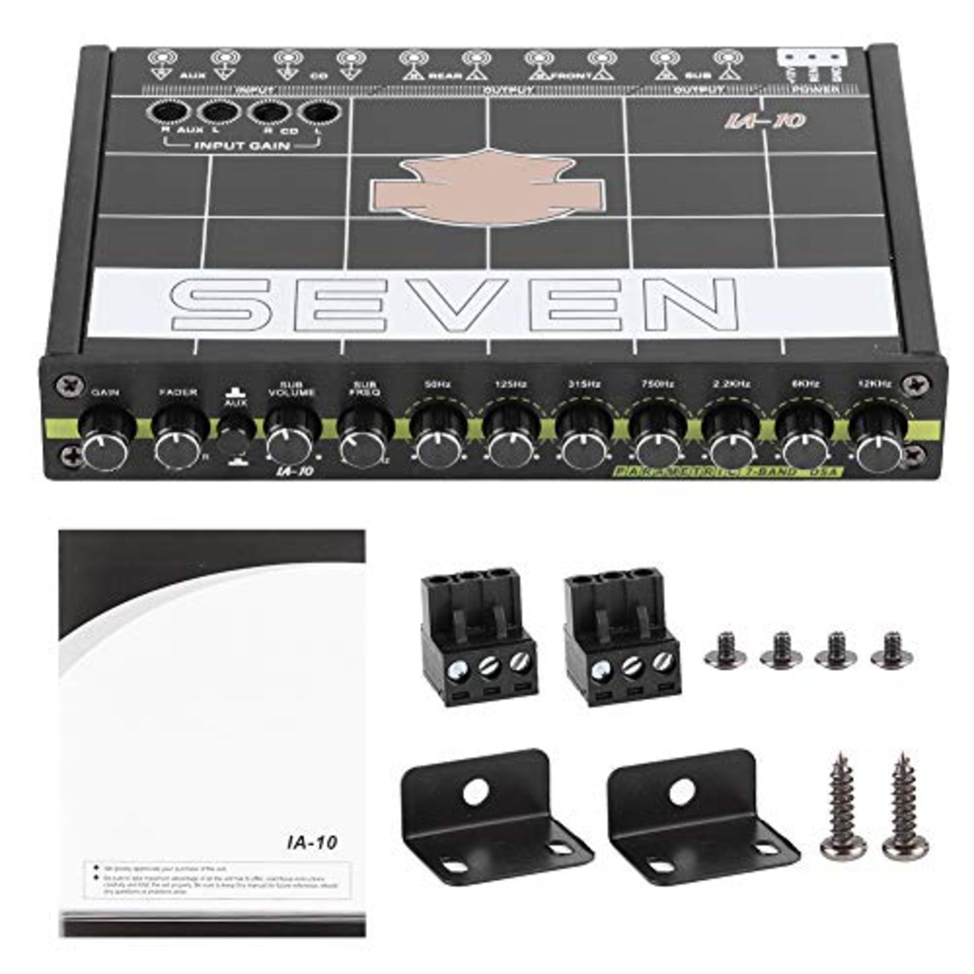 RRP £50.00 Qiilu Car Audio Equalizer