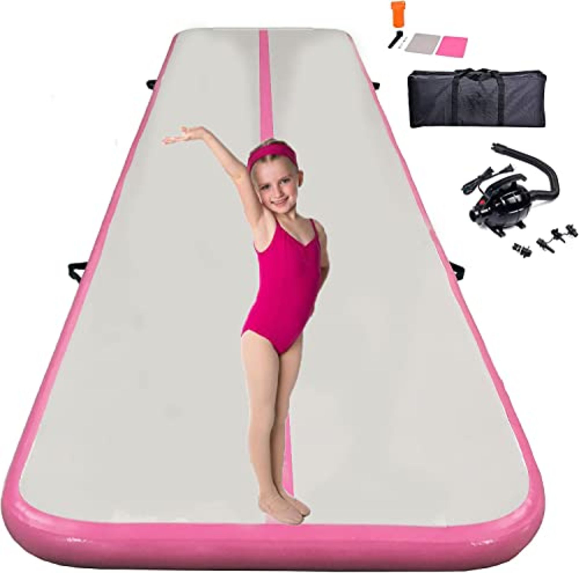 RRP £113.03 Tumbling Gymnastics Mat Inflatable 10ft Gym Tumble