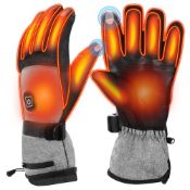 RRP £37.83 Coikes Heated Gloves for Men Women 5V 5000mAh Rechargeable