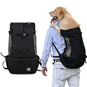 RRP £36.84 Woolala Dog Backpack Carrier Rucksack Puppy Head Out