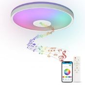 RRP £53.29 LED Ceiling Light with Bluetooth Speaker 42W