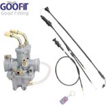 RRP £27.41 GOOFIT Throttle Gas Cable + Carburetor Carb for PY50 QT50 PW50