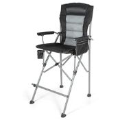 RRP £100.68 REDCAMP Tall Folding Chair with Footrest