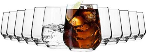 RRP £43.87 Krosno Water Drinking Glasses Set Trend for Home |