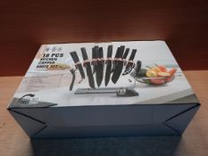 RRP £44.65 nuovva Professional Kitchen Knife Set with Block