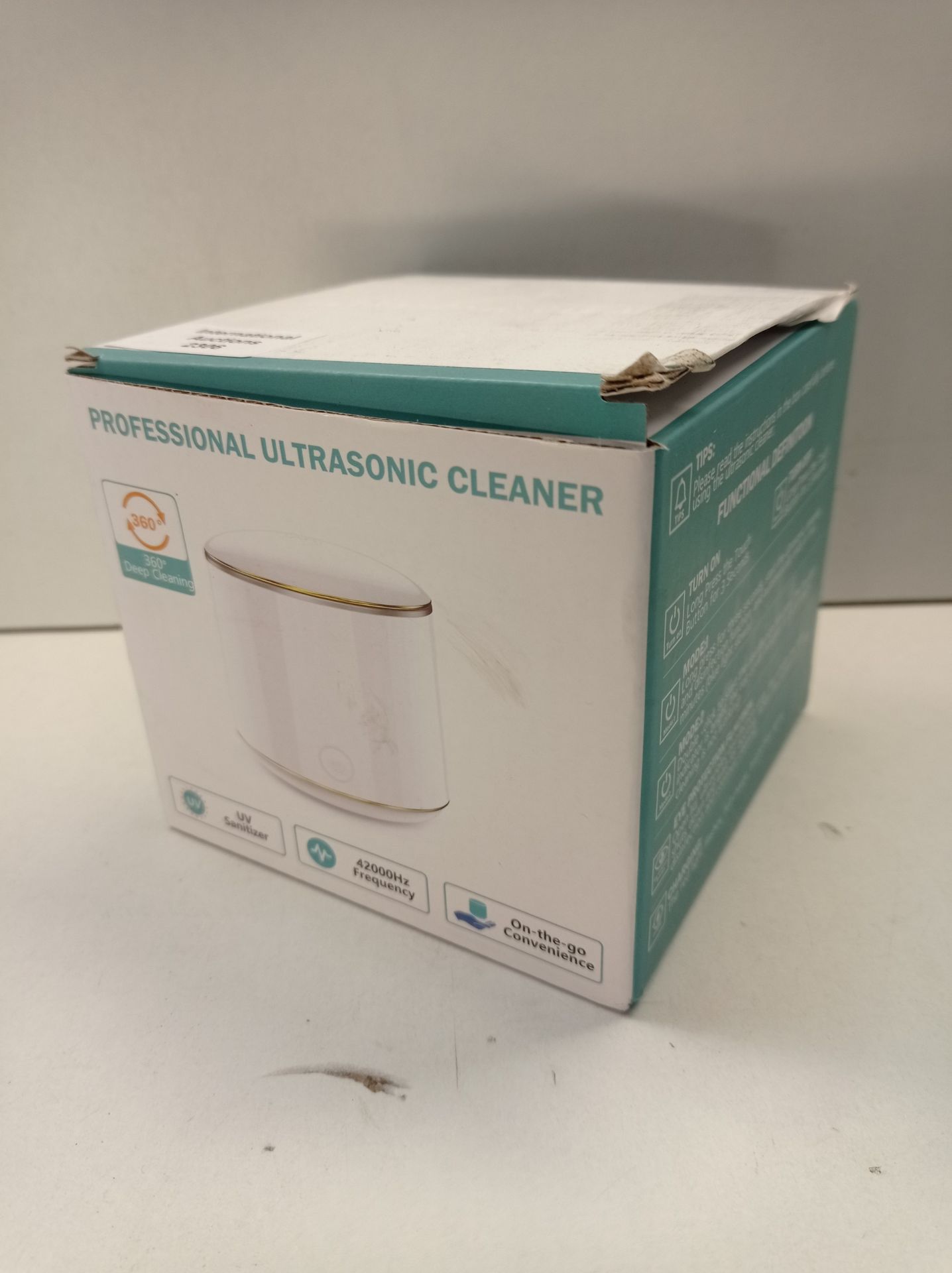 RRP £57.07 Rechargeable Ultrasonic Cleaner | Cordless Dental Appliance - Image 2 of 2