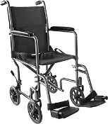 RRP £136.99 Pepe - Narrow Wheelchairs Folding Lightweight (Narrow seat 15")