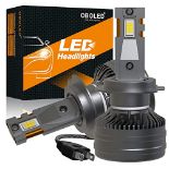 RRP £36.81 OBOLED H7 LED Headlight Bulbs CANBUS Error Free 110W