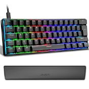 RRP £22.82 UK Layout 60% Mechanical Gaming Keyboard Type C Wired
