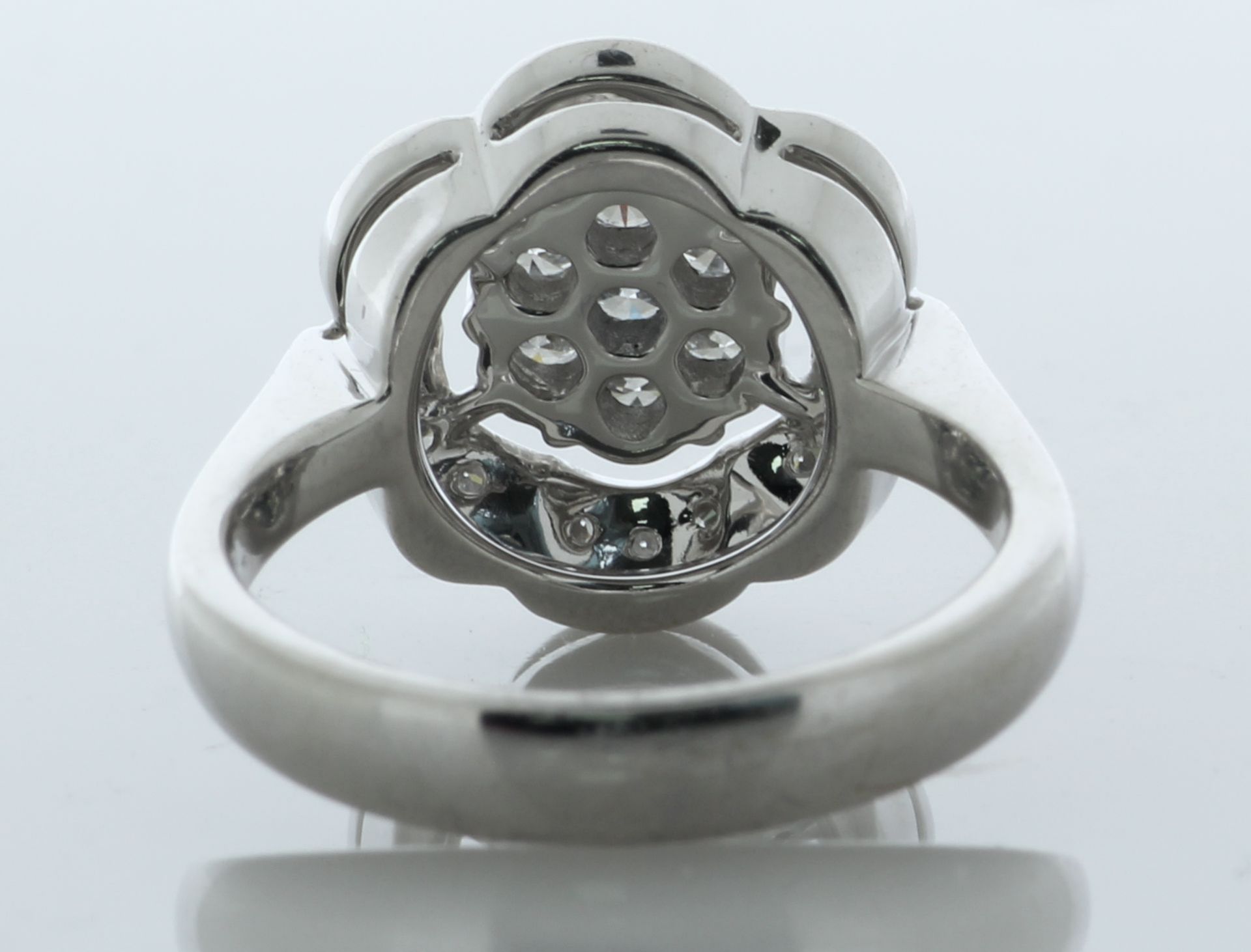 ALITO 18ct White Gold Diamond Ring 1.00 Carats - Valued By AGI £6,995.00 - A stunning designer - Image 4 of 5