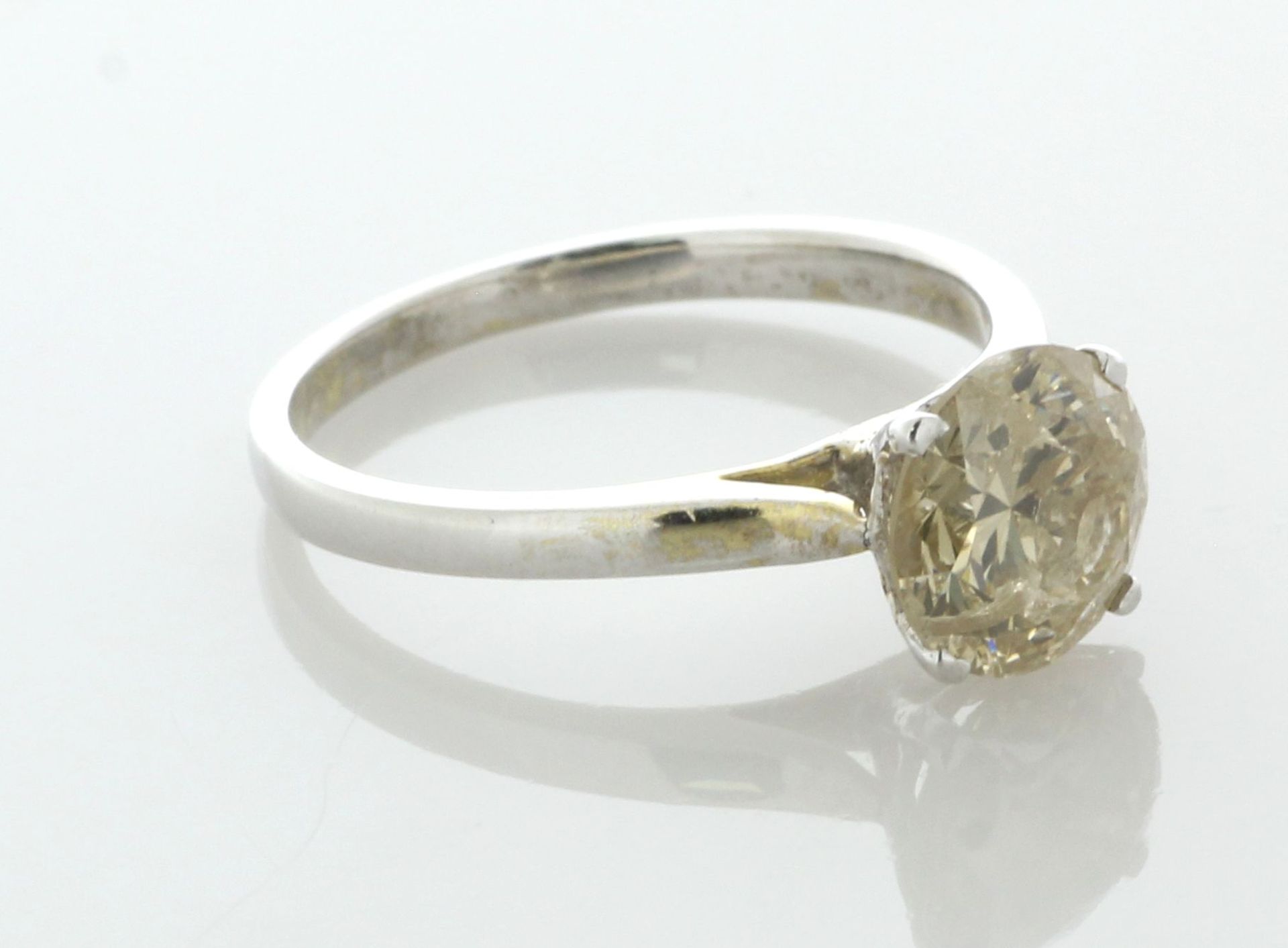 18ct White Gold Single Stone Diamond Ring 1.78 Carats - Valued By AGI £7,200.00 - One natural - Image 2 of 4