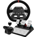 RRP £293.89 PXN V10 Gaming Steering Wheel