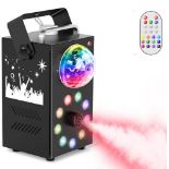 RRP £58.21 UKing 700W Fog Machine with 9 RGB LED and Disco Ball Lights