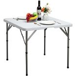 RRP £65.57 HollyHOME Folding Table Camping Table 2.8FT/87cm