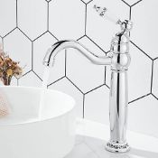 RRP £52.27 Maynosi Victorian Bathroom Basin Mixer Tap