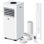 RRP £228.32 Portable Air Conditioner 9000 BTU 4-in-1 Dehumidifier