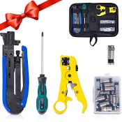 RRP £30.55 Coax Cable Crimper Kit