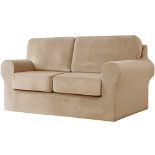 RRP £69.22 MINGPINHUIUS Sofa Cover 2 Seater 5 Piece Set
