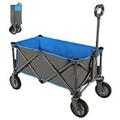 RRP £89.42 Portal Festival Camping Trolley Cart with Wheels Folding