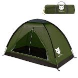 RRP £57.07 Night Cat Camping Tent for 1 2 Person Man Waterproof