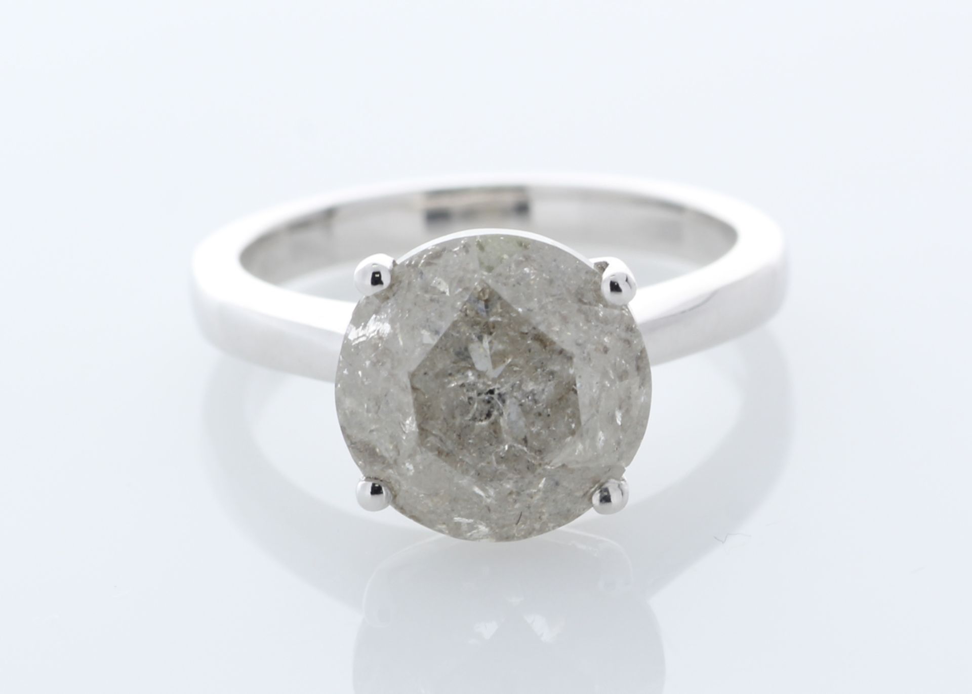 18ct White Gold Single Stone Prong Set Diamond Ring 5.00 Carats - Valued By GIE £56,150.00 - A - Image 2 of 8