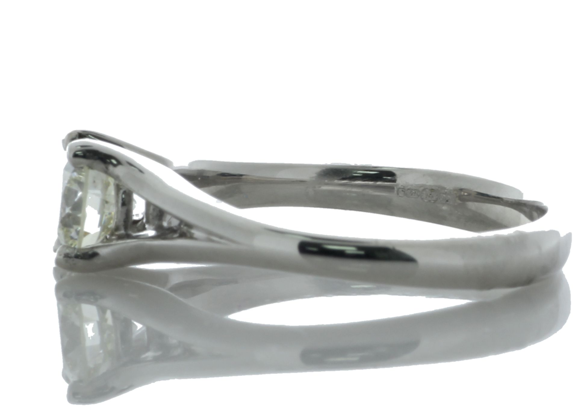 18ct White Gold Single Stone Prong Set Diamond Ring 0.71 Carats - Valued By GIE £13,130.00 - A - Image 4 of 5