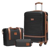 RRP £87.32 COOLIFE Suitcase Trolley Carry On Hand Cabin Luggage