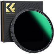 RRP £63.92 K&F Concept 82mm Variable ND8-128 Filter Adjustable Fader Neutral Density ND8