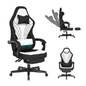 RRP £136.99 SITMOD Fabric Gaming Chair with Massage Back Support