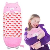 RRP £31.95 Kids Sleeping Bag with Pillow