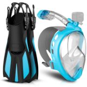 RRP £45.17 Odoland Snorkel Set for Man and Women